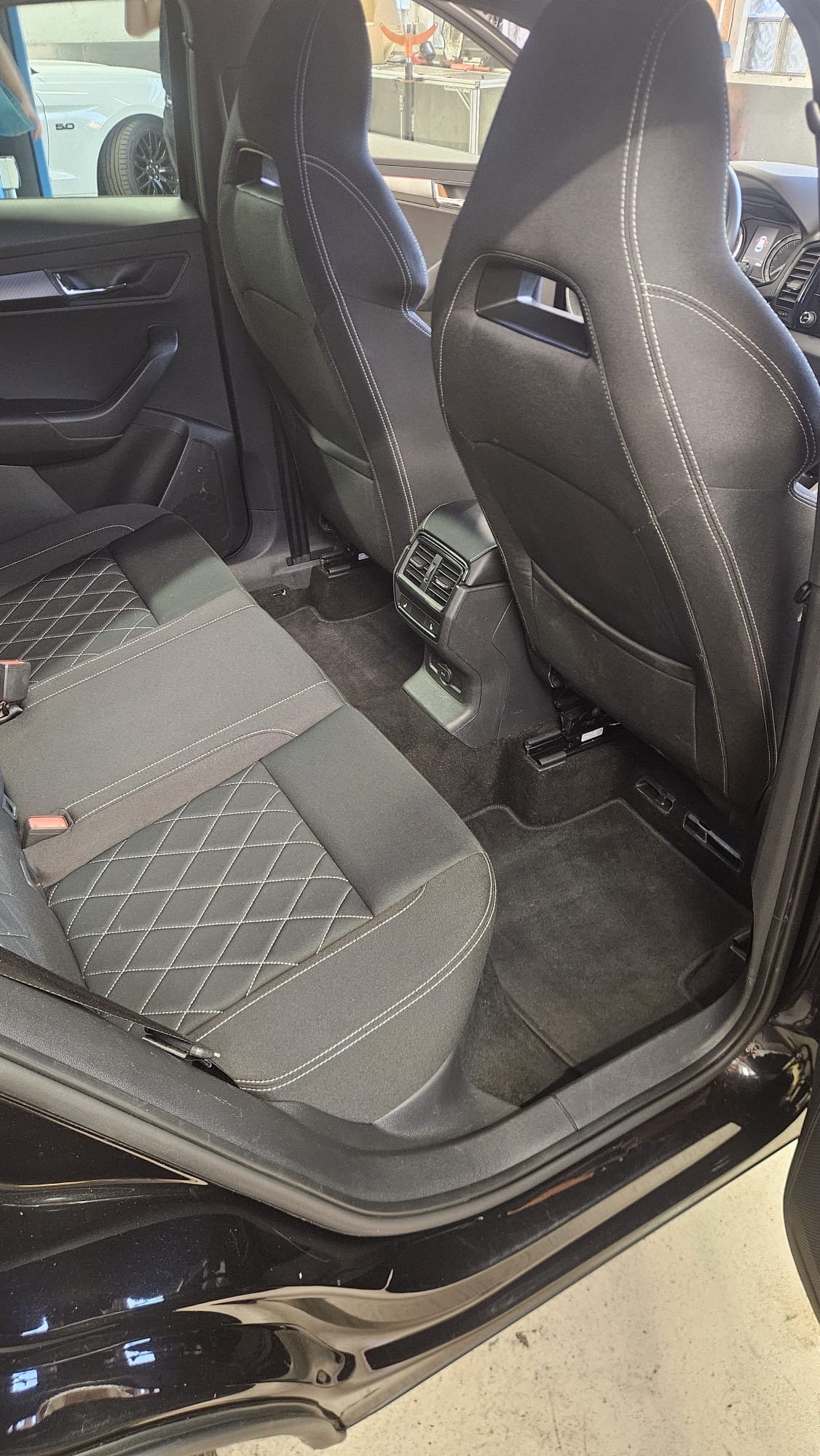 Heckbereich nach der Reinigung