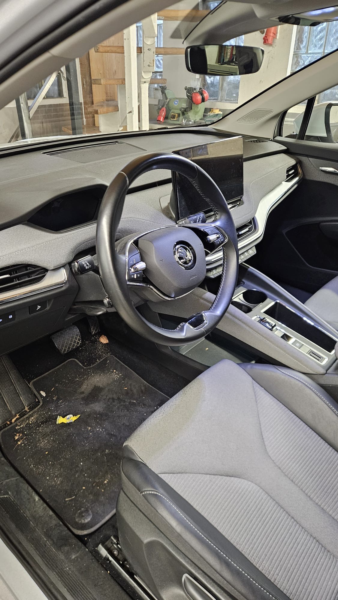 Innenraum vor der Reinigung